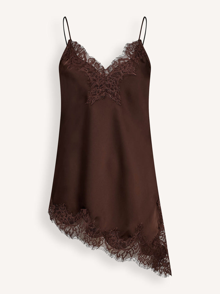 Naomi | The Asymmetric Lace Top