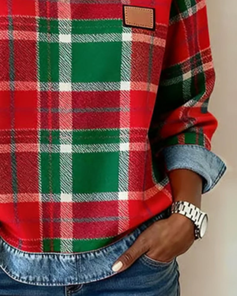 Ella | Bold Patchwork Sweatshirt