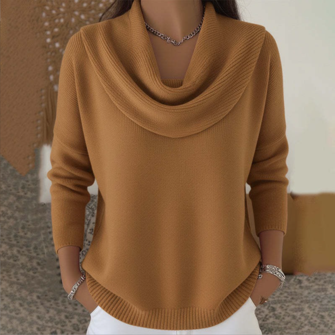 Rowan| Elegant Sweater with Soft Collar