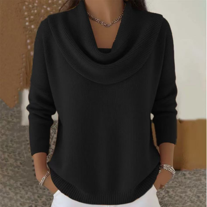 Rowan| Elegant Sweater with Soft Collar