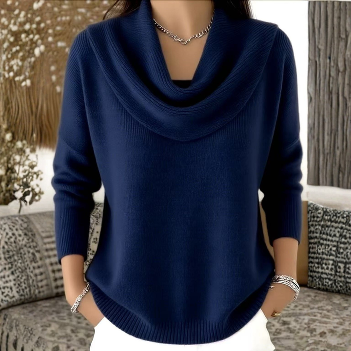 Rowan| Elegant Sweater with Soft Collar