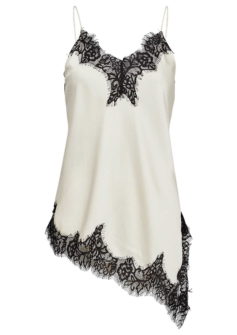 Naomi | The Asymmetric Lace Top