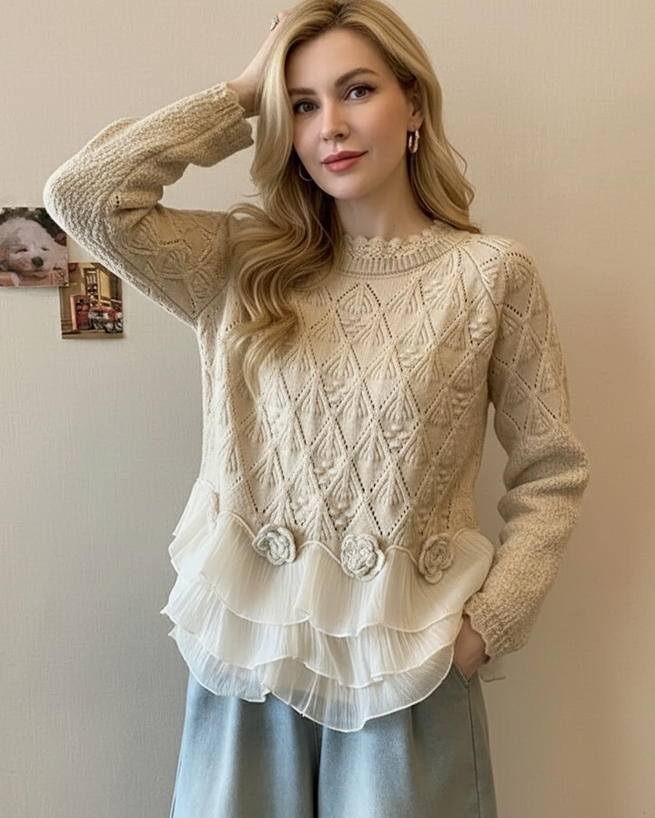 Jade| Ruffle Sweater
