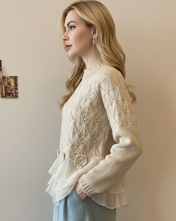 Jade| Ruffle Sweater