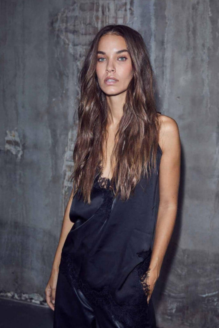 Naomi | The Asymmetric Lace Top