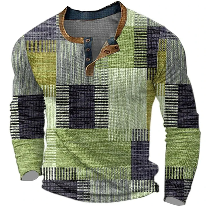 Beeckhoven™ | Colorful Men's Long Sleeve Shirt