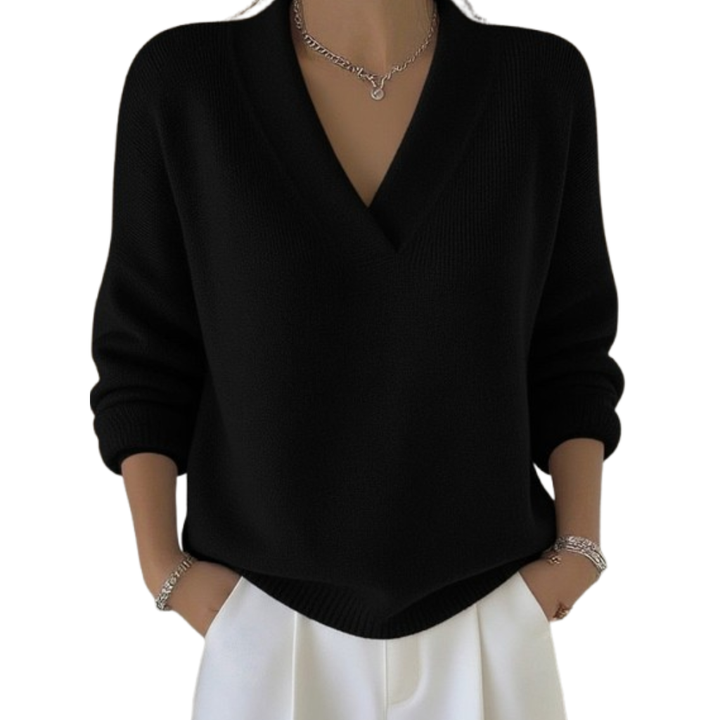 Shirley | Effortless V Neck Sweater