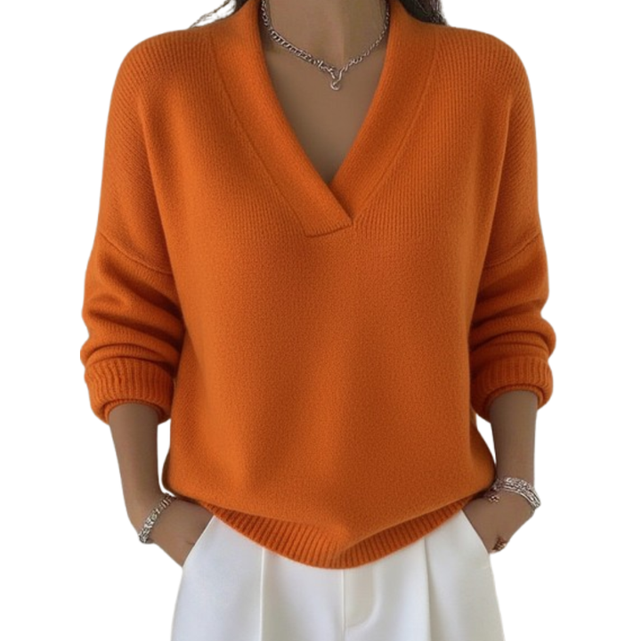 Shirley | Effortless V Neck Sweater